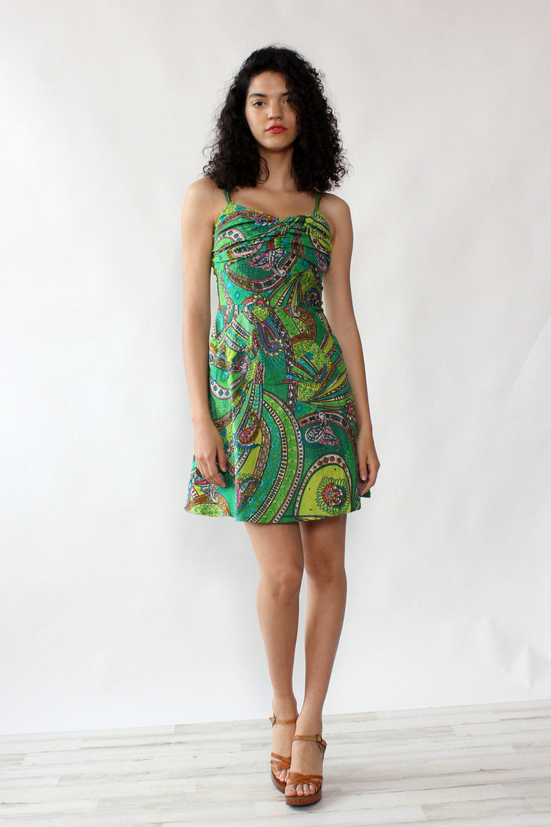 Green Dream Batik Dress S