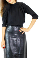 black on black texture vintage outfit