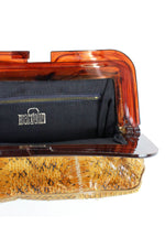 Snakeskin Clutch