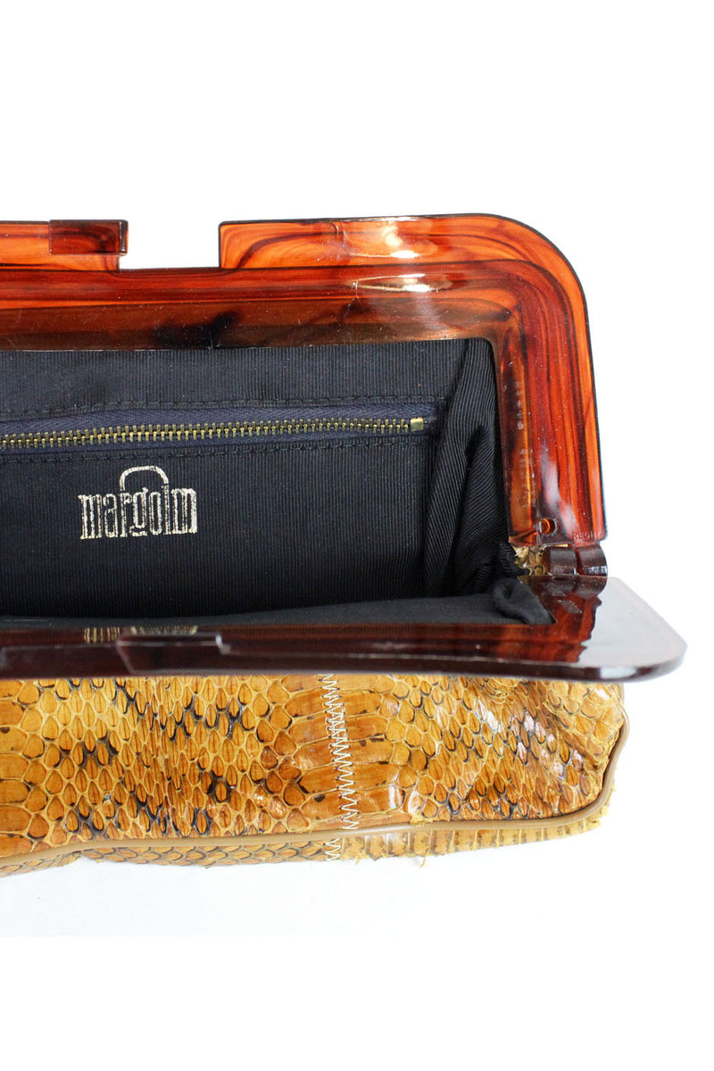 Snakeskin Clutch