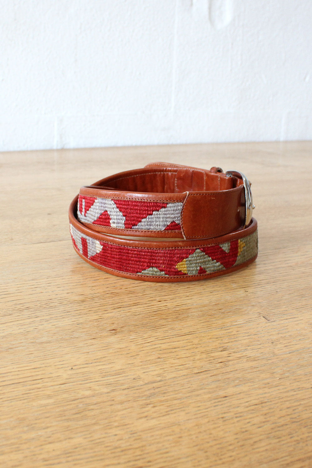 Kilim Leather Belt