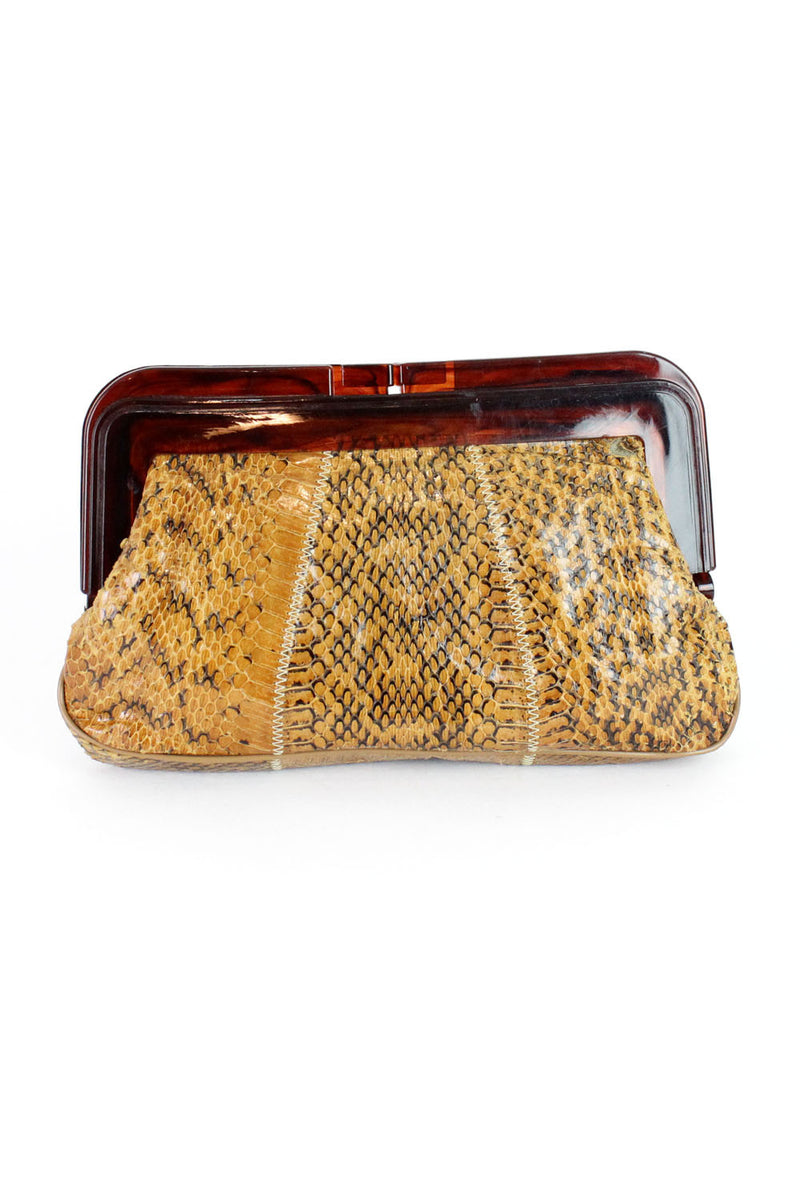Snakeskin Clutch