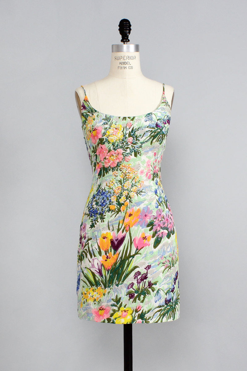 Boca Watercolor Sequin Dress S