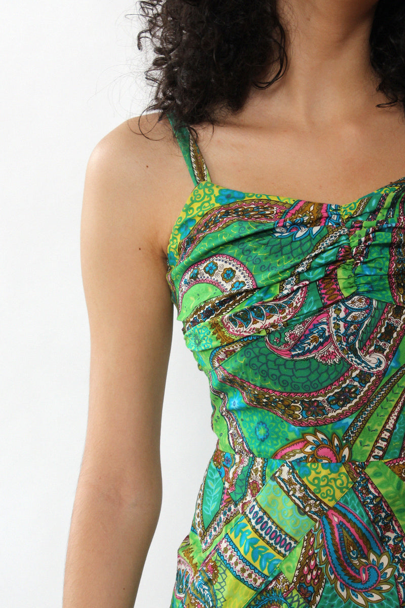Green Dream Batik Dress S