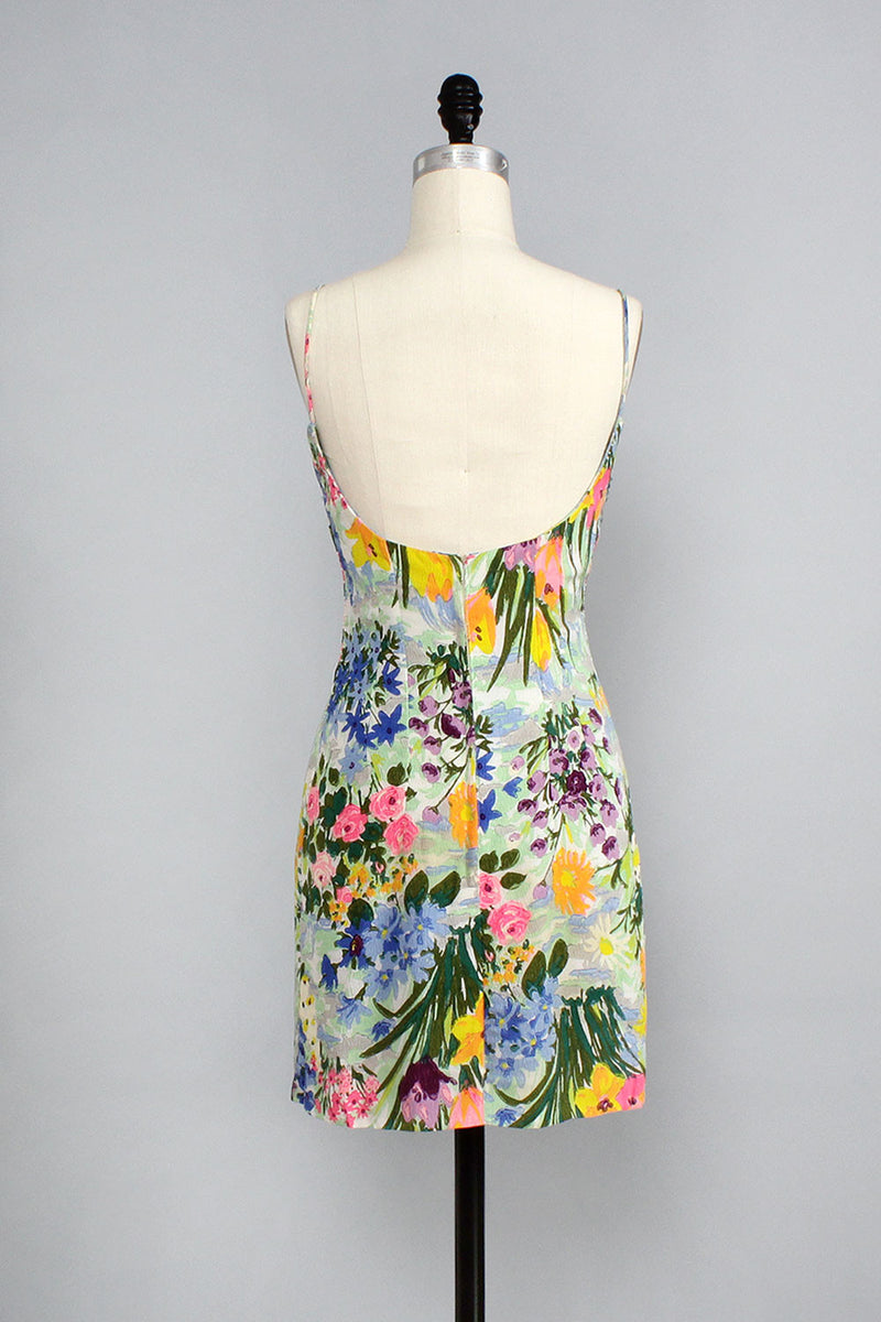 Boca Watercolor Sequin Dress S