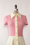 Strawberry & Cream Collared Dress M