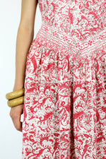 Indonesian Batik Cotton Dress S/M