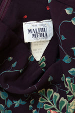 Malibu Rayon Crepe Dress S