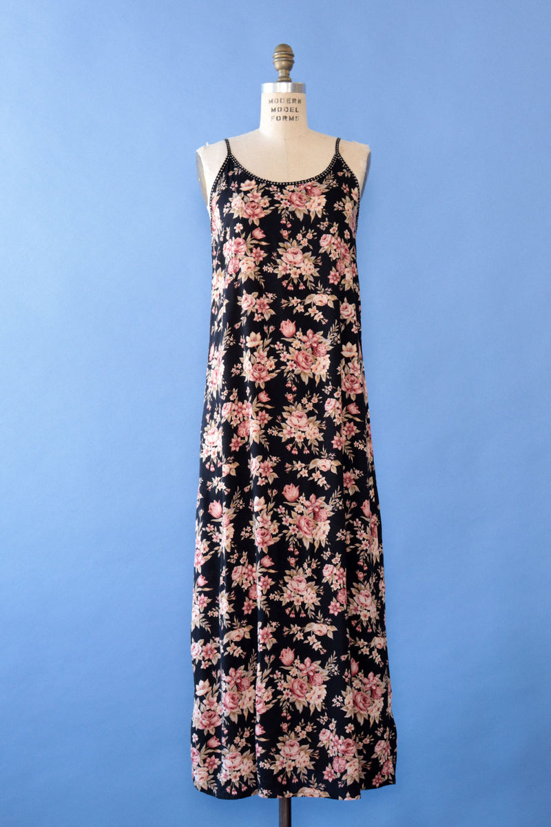 Mixed Print Scoop Dress S/M