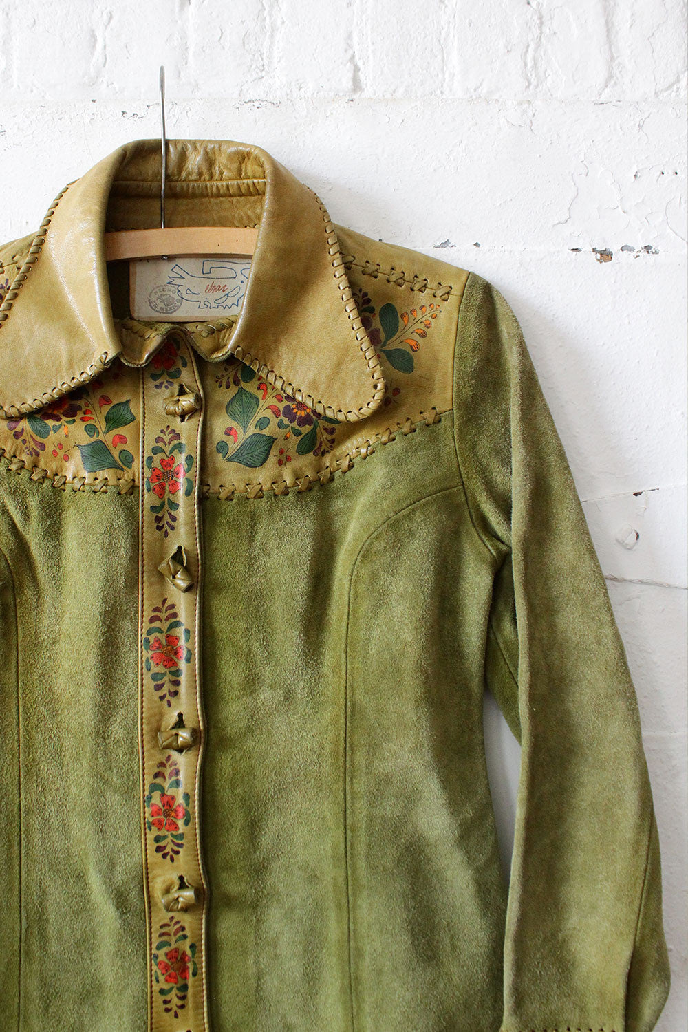 Florence 1960s Char Handpainted Jacket XS/S