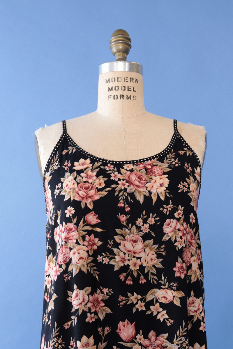Mixed Print Scoop Dress S/M