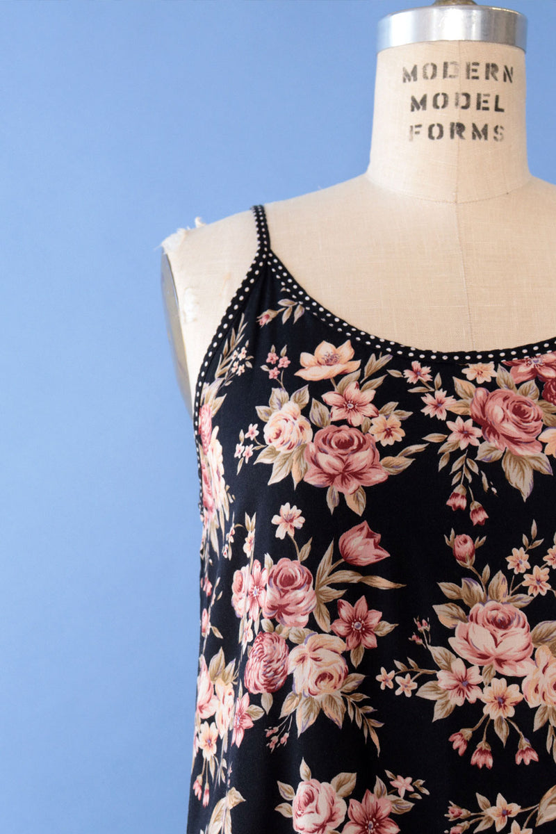Mixed Print Scoop Dress S/M