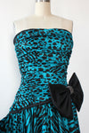 Flowy Bow Strapless Dress M