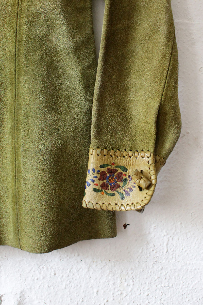Florence 1960s Char Handpainted Jacket XS/S