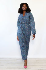 Calico Quilted Jumpsuit M/L