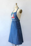 Denim Sailboat Wrap Dress S-L