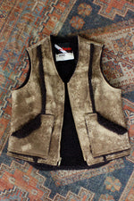 Fitted Faux Shearling Vest S