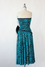Flowy Bow Strapless Dress M