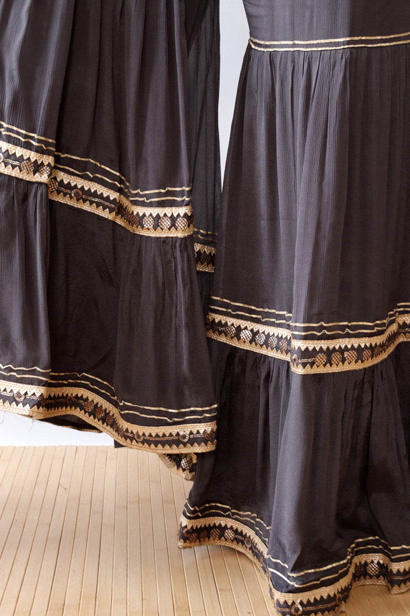 Starry Night Embellished Bell Bottoms M/L