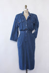 Denim Power Dress S/M