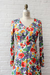 Painterly Poppy Maxi Dress M