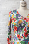 Painterly Poppy Maxi Dress M