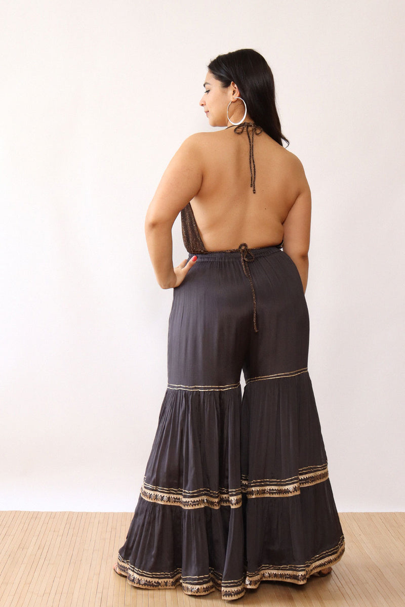 Starry Night Embellished Bell Bottoms M/L