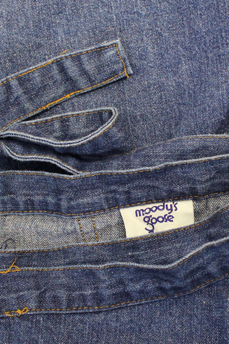 Goose Denim Wrap Skirt M