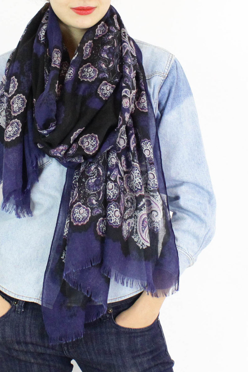 paisley eternity scarf