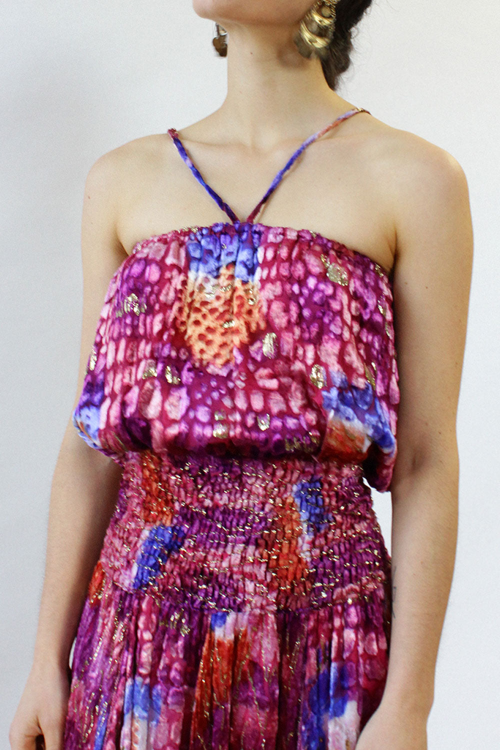 Diane Freis Silk Velvet Dress S/M