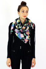floral wrap scarf