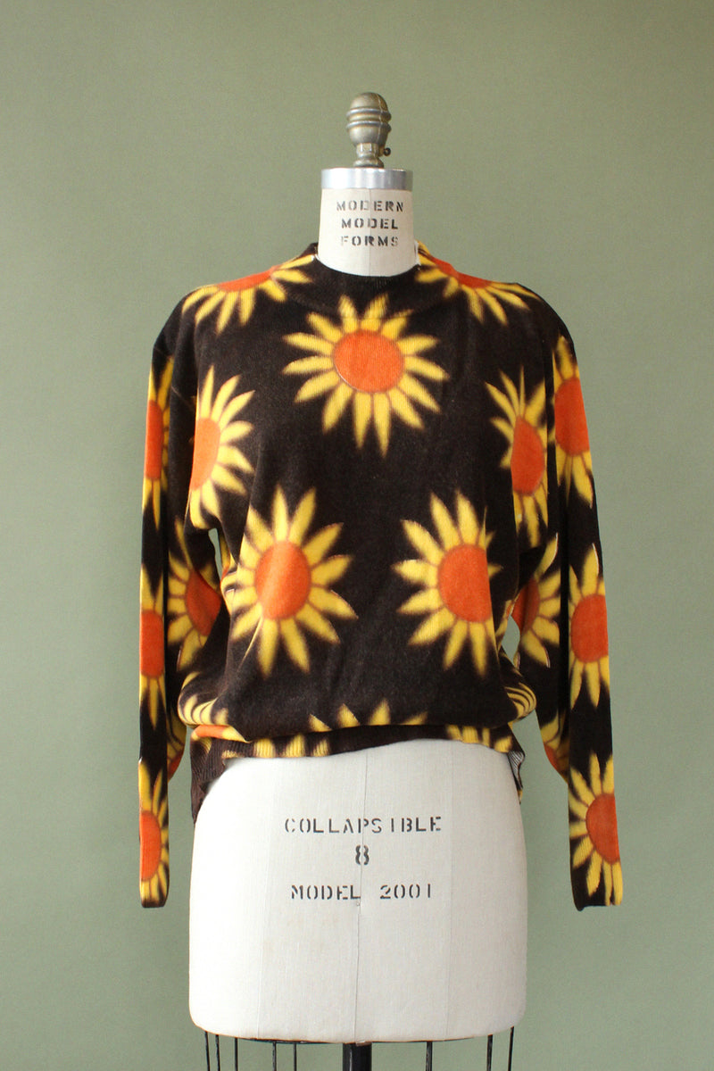 Suzie Sunflower Sweater M/L