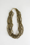 Bamboo Brass Strand Necklace