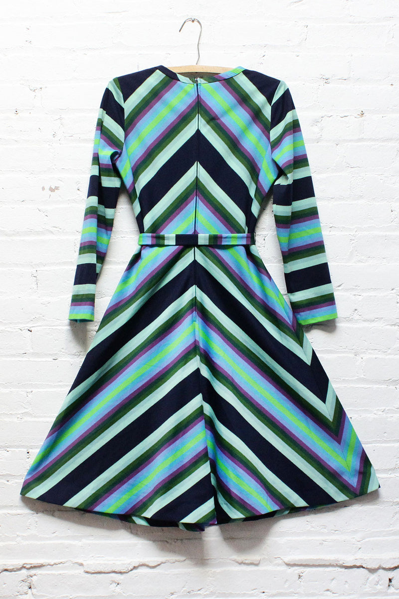 Atari Chevron 70s Dress M