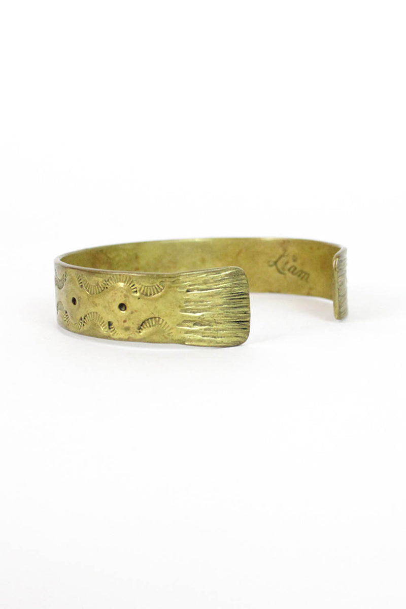 Liam's Brass Cuff