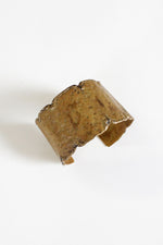 Brutalist Brass Cuff