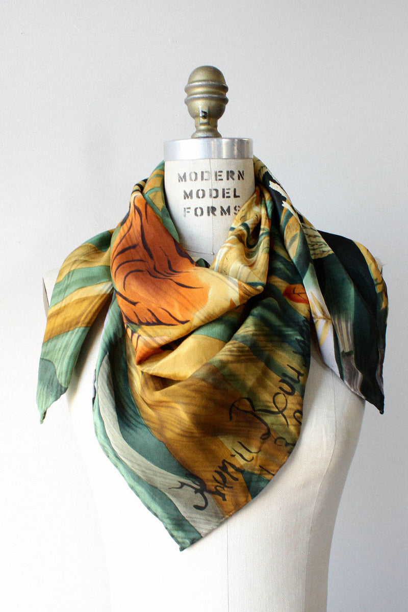 Rousseau Jungle Print Scarf