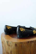 HOLD Bug Needlepoint Slippers 6 1/2