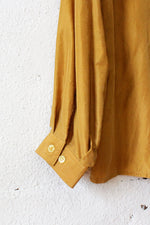 Goldenrod Silk Blouse M