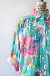 Watercolor Floral Shirtdress