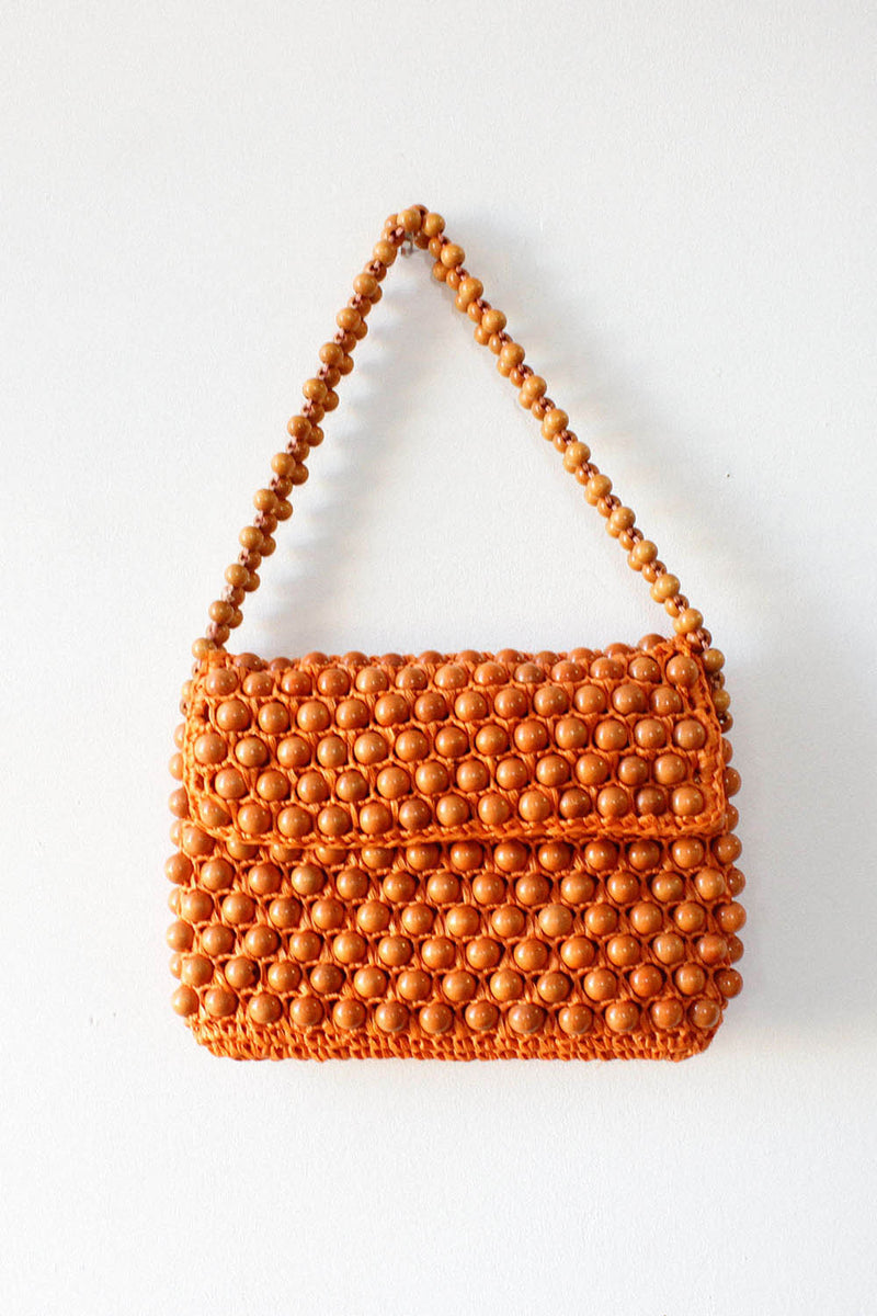 Wood Bead Handbag