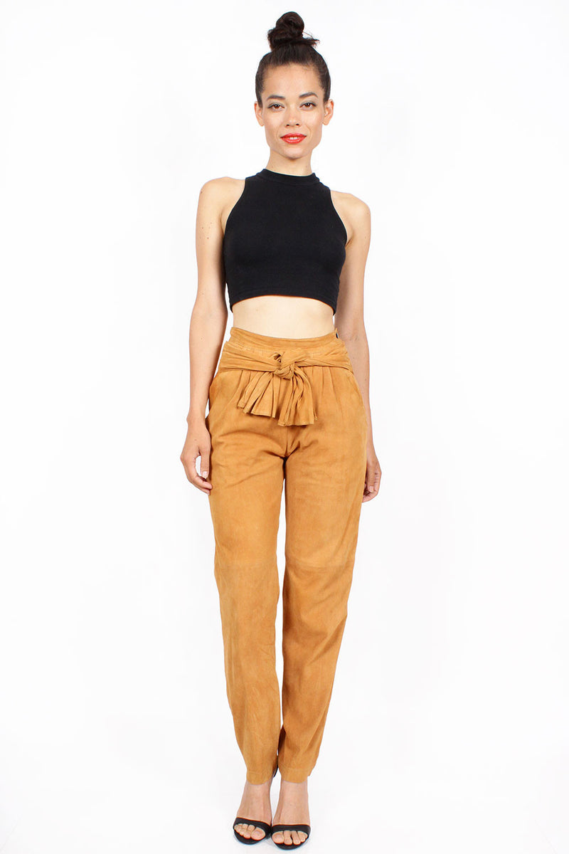 Knot Just Any Suede Pants XS