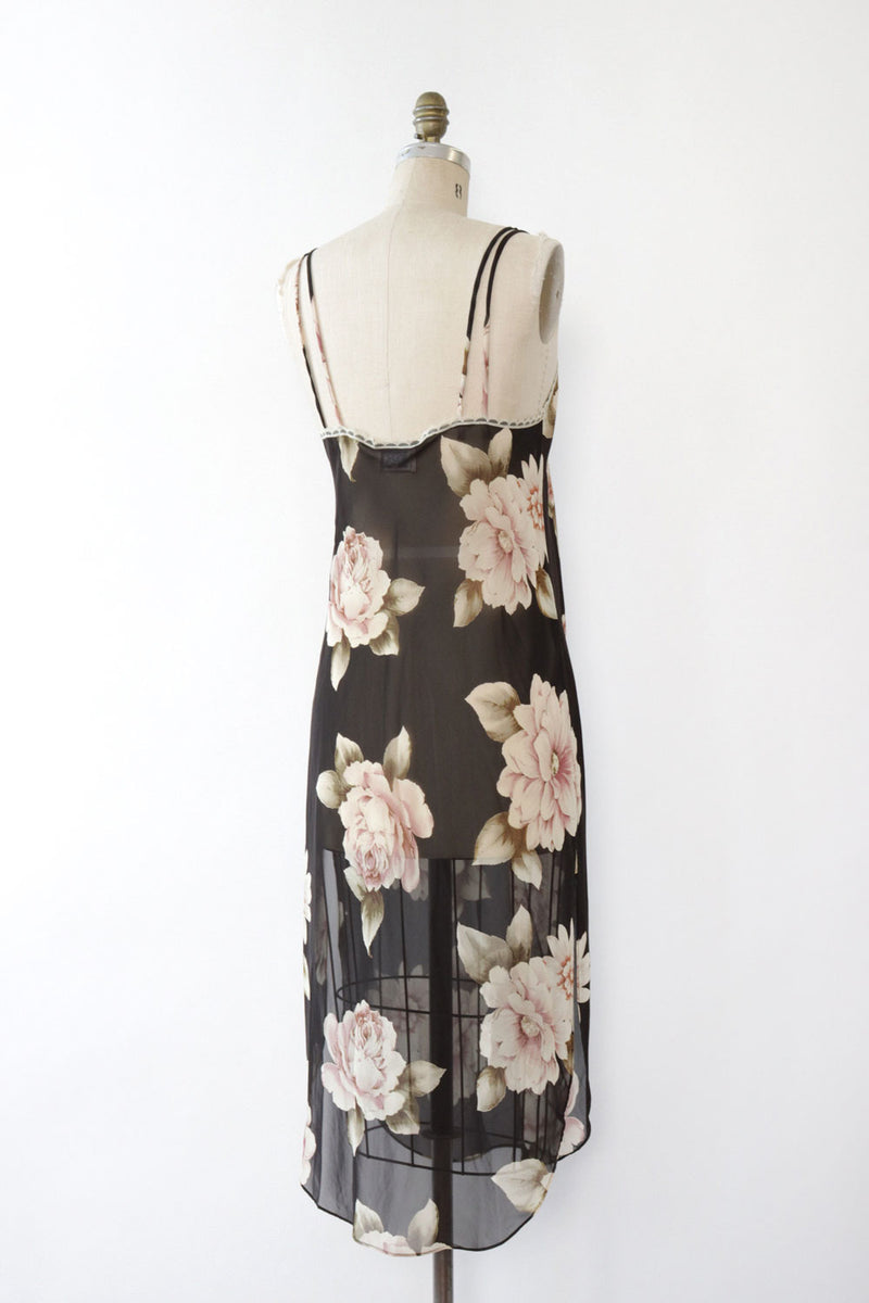 Dynasty Sheer Floral Slip M/L