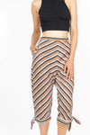 40s Chevron Capri Pants S/M