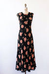 Peachy Rose Silk Crepe Dress S/M