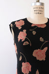 Peachy Rose Silk Crepe Dress S/M