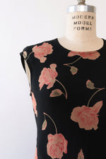Peachy Rose Silk Crepe Dress S/M