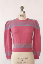 Milea Rose Fair Isle Sweater S/M