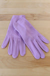 Lilac Knit Gloves