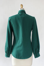 Ivy Pussy Bow Blouse XS